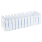 Горщик для квітів балконний Istanbul 9 л білий