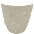 Горщик для квітів 3D 0,7 л бежевий