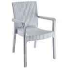 Крісло Irak Plastik Markiz під ротанг сірий