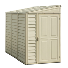 Сарай пластиковий Sidemate 242x122x185 см слонова кістка