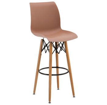 Стілець барний Tilia Laser-V ніжки букові світло-коричневий