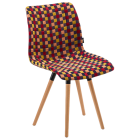 Стілець Tilia Laser-N ніжки букові, сидіння з тканиною ARTNUVO 46094 - V6