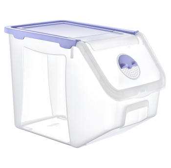 Контейнер 14 л для хранения пищевых продуктов фиолетовый