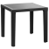 Стіл Tilia Antares 80x80 см ніжки пластикові чорний