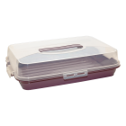 Тортовниця прямокутна коричнева