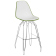 Стілець барний Tilia Eos-M ніжки металеві хромовані хакі - біла слонова кістка
