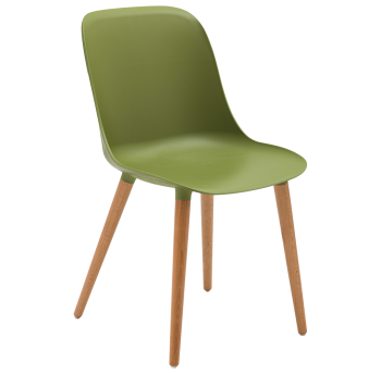 Стул Tilia Shell-N ножки буковые хаки