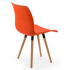 Стілець Tilia Laser-N ніжки букові помаранчевий
