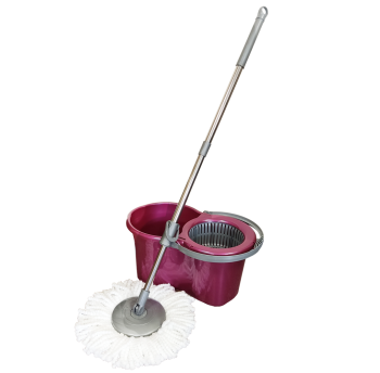 Набір для прибирання Planet Spin Mop Mini 14 л бордовий