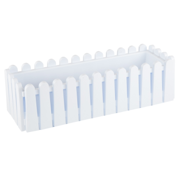 Горщик для квітів балконний Istanbul 9 л білий