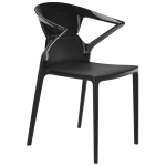 Кресло Papatya Ego-K черное сиденье, верх черный Кресло Papatya Ego-K черное сиденье, верх черный