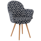 Крісло Tilia Gora-N ніжки букові, сидіння з тканиною ARTCLASS 805