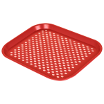 Поднос противоскользящее покрытие красный