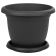Горщик для квітів з піддоном Villa 22 л антрацитовий