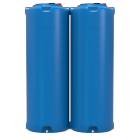 Ємність-модуль 2000 л вузька вертикальна блакитна  