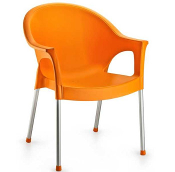 Крісло Irak Plastik Bergama помаранчевий