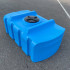Ємність 850 л квадратна ХБП блакитна