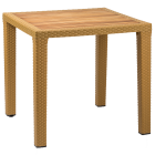 Стіл Tilia Antares 80x80 см стільниця ироко, ніжки пластикові колір дерево