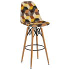 Стул барный Tilia Eos-V сиденье с тканью, ножки буковые SIESTA 301