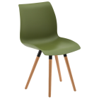 Стілець Tilia Laser-N ніжки букові хакі