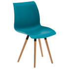 Стілець Tilia Laser-N ніжки букові зелена нафта