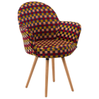 Крісло Tilia Gora-N ніжки букові, сидіння з тканиною ARTNUVO 46094 - V6