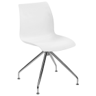 Стул Tilia Lazer-Z ножки хромированные белый