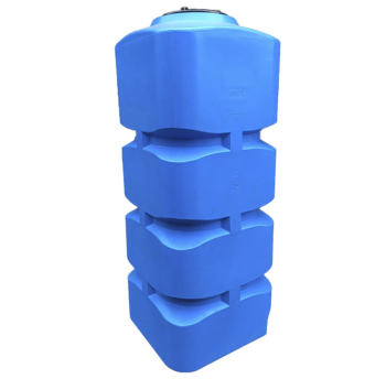 Ємність 1000 л вертикальна квадратна ХБП блакитна