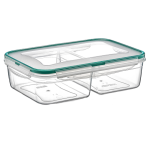 Контейнер Fresh Box  2 відсіки 1 л + 1 л прозорий