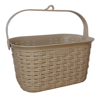 Кошик для прищіпок під ротанг 2,9 л бежевий