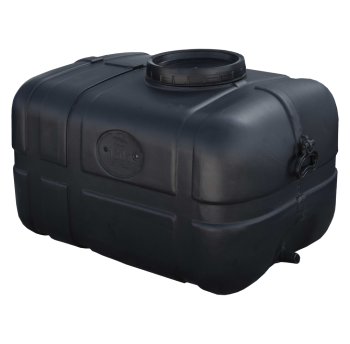 Бак 130 л нехарчовий прямокутний чорний