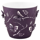 Горшок для цветов 3D 2,5 л тёмно-фиолетовый