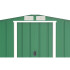 Сарай металевий ECO 202x122x181 см зелений з білим