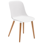 Стул Tilia Shell-N ножки буковые белая слоновая кость