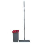 Набір для прибирання Planet Tablet Mop Midi 4 л сіро-червоний