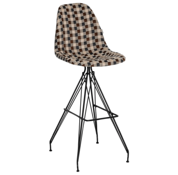 Стілець барний Tilia Eos-X сидіння з тканиною, ніжки металеві фарбовані ARTNUVO 46904 - V5