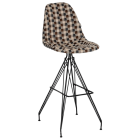 Стілець барний Tilia Eos-X сидіння з тканиною, ніжки металеві фарбовані ARTNUVO 46904 - V5