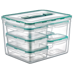 Набір контейнерів KOMBI SET з ручкою, загальний об'єм 16,8 л