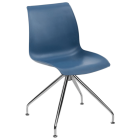 Стілець Tilia Lazer-Z ніжки хромовані синій джинс