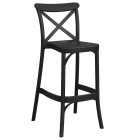 Стілець барний Tilia Capri 75 см чорний