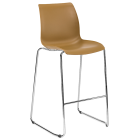 Стілець барний Tilia Laser ніжки хромовані колір дерево