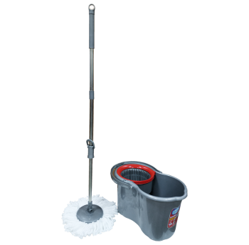 Набір для прибирання Planet Spin Mop Classic 19 л металік