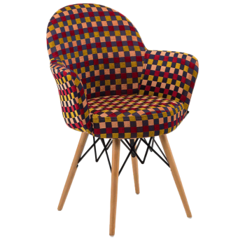 Крісло Tilia Gora-V ніжки букові, сидіння з тканиною ARTNUVO 46094 - V6