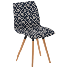 Стілець Tilia Laser-N ніжки букові, сидіння з тканиною ARTCLASS 805