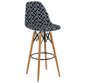 Стілець барний Tilia Eos-V сидіння з тканиною, ніжки букові ARTCLASS 805