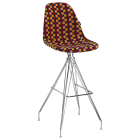 Стул барный Tilia Eos-X сиденье с тканью, ножки металлические хромированные ARTNUVO 46904 - V6