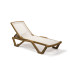 Шезлонг Tilia Mare колір дерево - бежевий