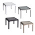Стол квадратный Irak Plastik Comfort 90x90 под ротанг белый