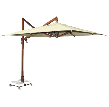 Парасоля Banana Plus квадратна 3 x 3 м колір 2730 рама коричнева