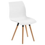 Стілець Tilia Laser-N ніжки букові білий